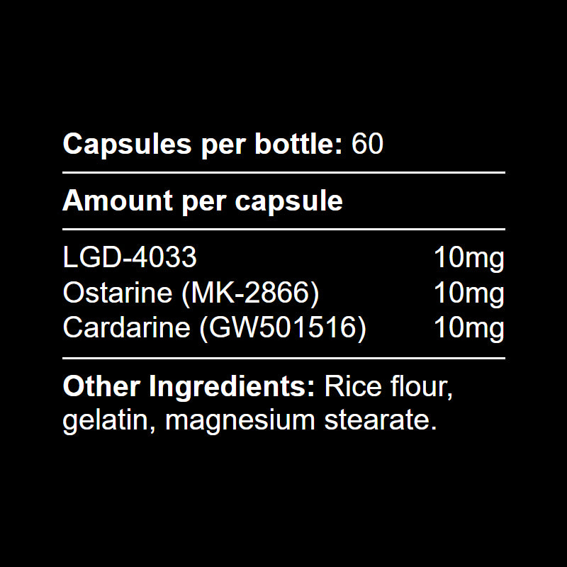 LGD-4033, Ostarine & Cardarine Sarms
