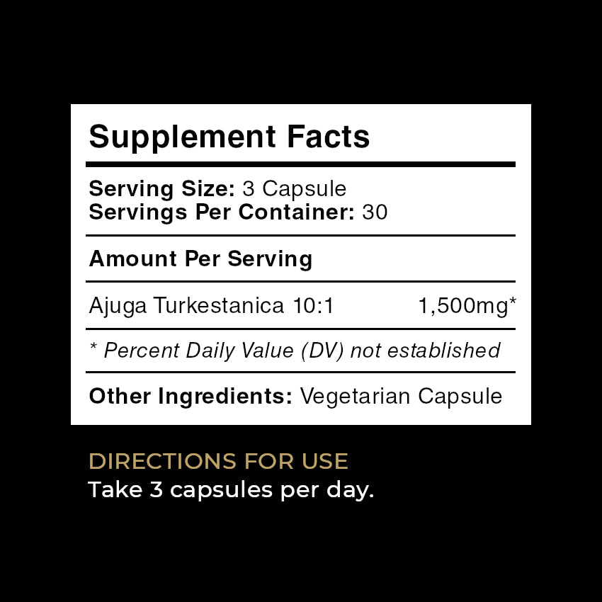 High-dose Turkesterone: 1,500mg per serving