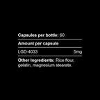 LGD-4033 (Ligandrol) capsules - 60x 5mg