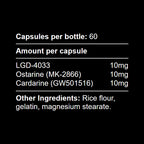LGD-4033, Ostarine & Cardarine Sarms